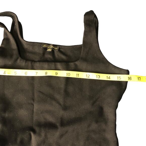 🎃Women’s Bodysuit Lot Medium Black & White Tank Style One-Piece Stretch Basics - Picture 5 of 10